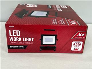 Ace 6000 lm LED Corded Stand (H or Scissor) Work Light NEW